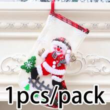 (1pc/Pack) Christmas Decorations, Christmas Stockings, Gift Bags, Christmas Scenes, Window Decorations, Small Hanging Ornaments, Christmas Decor - 1PC - View 14