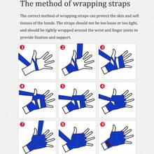 2pcs 5m Boxing Sweat-Absorbent Hand Wraps, Muay Thai Hand Wraps, Sanda Bandages, Taekwondo Sports Elastic Hand Wraps - Multicolor - View 6