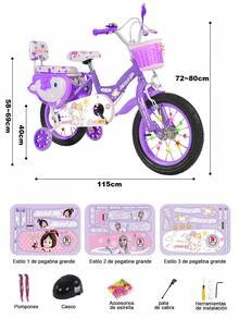 Kids Bikes - Violet Purple - View 14