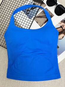 Plus Size Sweater Bodysuits - Blue - View 1