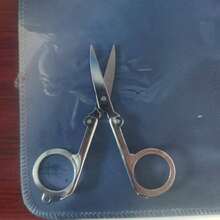 1 Set Foldable Portable Scissors (Buy 1 Pair Get 1 Random Tassel Accessory), Suitable For Home Thread, Office Supplies, Craft Paper Cutting, Sewing And Cutting (Minor Scratches Are Normal Use, Not Quality Issues), Back To School/Halloween/Christmas Essential - Scissors + Random Tassel Accessories - View 8