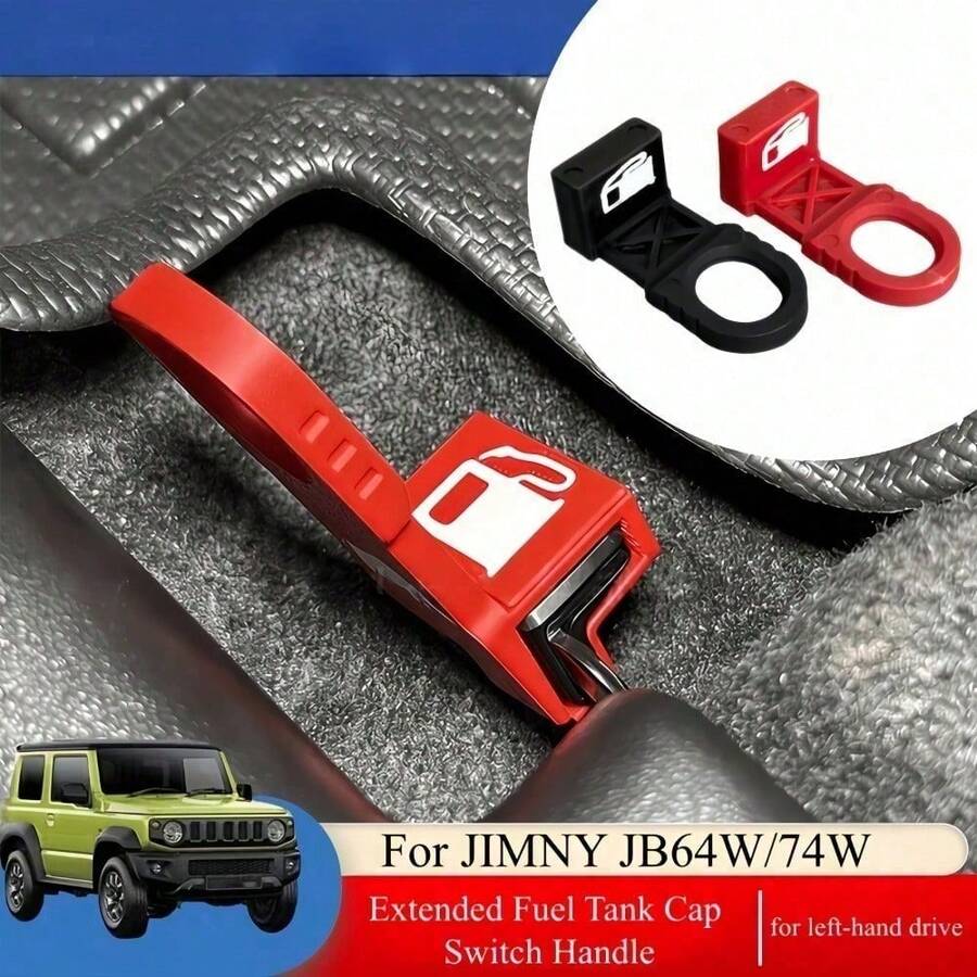 Fuel Tank Cap Switch Extension Handle, Suitable For Suzuki Jimny JB64, JB74 (2019-2025), Including 3-Door/5-Door, Left-Hand Drive/Right-Hand Drive Models, Stylish Design, Easy To Install - Jimny Fuel Cap Extension Pull Handle - View 1