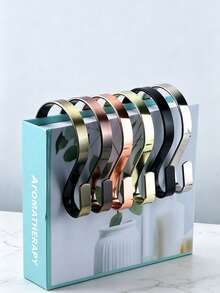 Christmas Stocking Hooks, Suitable For Fireplace Hanging - Long Sock Rack Can Also Be Used As Decorative Wreath Hook, Perfect For Use On Fireplaces, Countertops And Tables, Ideal Choice For Christmas Party Decoration, Holiday - Multicolor - View 6