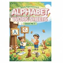 Buku Aktivitas Belajar Alfabet & Angka 0-20, Pengenalan Huruf ABC A-Z, Menjiplak Huruf Besar & Kecil, Latihan Menulis Tangan, Lembar Kerja Berhitung & Aktivitas, Keterampilan Motorik Halus, Perlengkapan Kelas Prasekolah, Taman Kanak-kanak, dan Homeschooling - Aktivitas Pembelajaran Alfabet & Angka - View 14