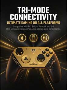 GAMESIR G7 Pro Gaming Controller, Tri-Mode Controller, Compatible With Series X|S, PC, Android: Wired Connection On Console, Wireless Connection On PC And Android, 3.5mm Headphone Jack - View 4