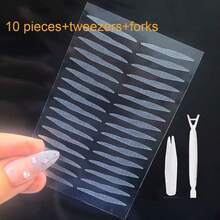 5/10Sheets Fox Eyelid Tape, Natural Invisible Mesh Lifter Strips, Strong Support For Puffy, Droopy & Uneven Eyelids - Brown - View 7