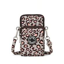 meetself 1pc Women's Mini Cell Phone Crossbody Bag, Lightweight Oxford Cloth Multi Zipper Pocket Purse, Adjustable Strap Small Shoulder Bag For Daily Travel - Multicolor - View 13