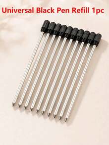 3/1pc Shiny Rhinestone Diamond Ballpoint Pen, Elegant Luxury Metal Barrel Crystal Top Smooth Writing Pen, Wedding Bridesmaid Gift, Office Desk Dorm Campus Stationery School Supplies - Multiple Styles - View 6