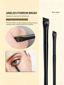 10pcs/5pcs/1pc Professional Eyeliner Brush Set, Makeup Brush Set, Professional Makeup Tools, Makeup Gift, Beginner Makeup Tools, Compact And Portable, Travel Essential, Holiday Gift, Gift For Mother, Gift For Girlfriend, Halloween Gift, Christmas Gift - Eyeliner Brush Set - View 7