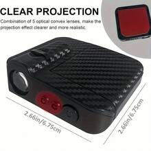 2 Proyektor Lampu Pintu Mobil Nirkabel, Untuk Memproyeksikan Logo Mobil - Bertenaga Baterai, Lampu Selamat Datang Dekoratif dengan Sensor Otomatis, Cocok untuk Sebagian Besar Model Mobil - A - View 7