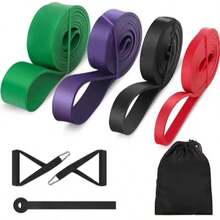 Pull-Up Resistance Band Fitness Training Loop Band Natural Latex Stretch Band, Suitable For Gym Training, Yoga, Strength Training - A - View 5