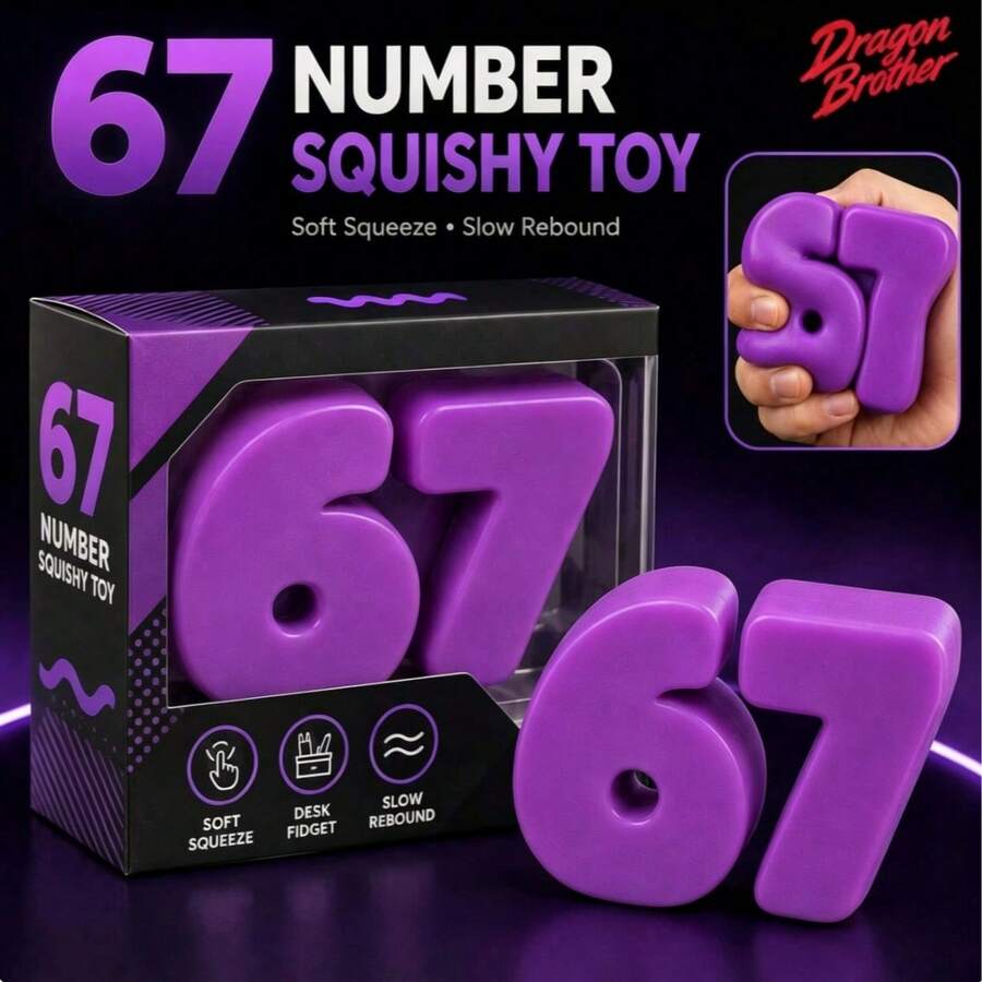 1件 No.67 手作 ASMR 酥脆紓壓飾品,可塑形觸感滑順,適合青少年與成人,生日禮物/驚喜禮物/節日禮物/季節性禮物 - 彩色 - 查看 1