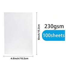100 Sheets High-Definition Digital Camera Glossy Photo Paper 4x6 Inch 180g/200g/230g Multiple Weight Options DIY Photo Paper Single-Sided Printing High Gloss Printing High-Definition Image Display Suitable For Inkjet Printers Suitable For Portraits, Landscapes, Art Photos And Multiple Scenarios Suitable For Home, Restaurant, Office And Multiple Scenarios - 100 Sheets - View 9