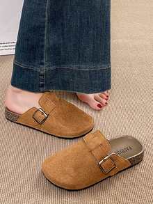 Women Flats - Light Brown - View 7