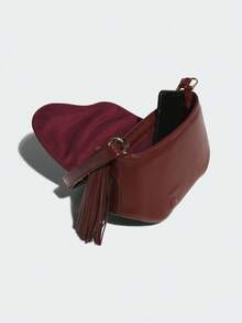 Adidas Originals Tas Bahu Unisex NEWY MKF SDLE KW4726 - Coklat - View 7