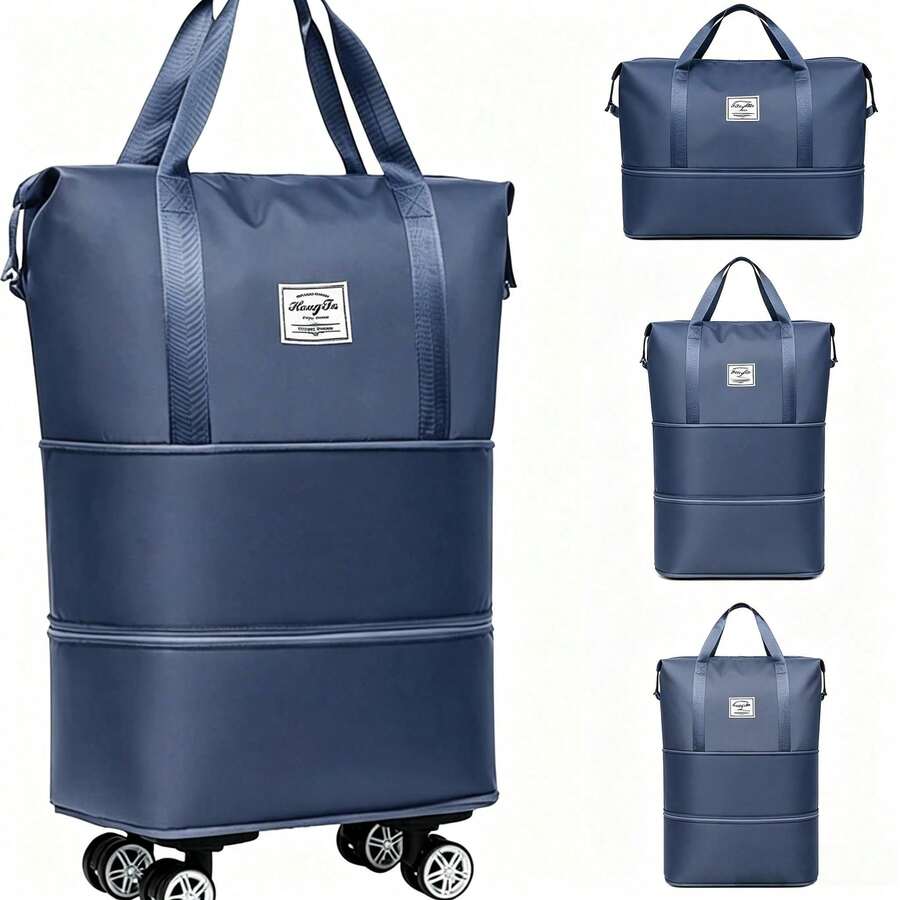 Rolling Travel Bags - Blue - View 1