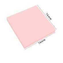 Morandi Color Self-Adhesive Sticky Notes, 7.5 X 7.5cm (3 X 3in), Suitable For Home, Office, Notebook, 50 Sheets Per Pad, School Supplies - one-size - View 11