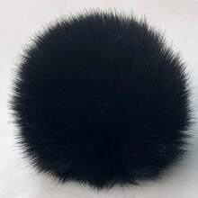 1pc Rabbit Tail Hair Clip Model, Fluffy Fur Ball, Cute Plush Rabbit Prop, Brooch Accessory, Decoration, Halloween Accessory - Multicolor - View 10