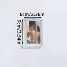 4/1pc Magnetic Fridge Photo Frame, 3/4/5/6 Inch Multi-Size Creative Photo Stickers, No Drilling Decoration, Kitchen Office Ins Style Magnetic Photo Frame, Christmas Atmosphere Decorative Painting - Multiple Styles - View 13