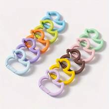 3PCS Duck Shaped Keychain - Random Color - Spring Hook, Multi-Function Key Chain, And More - Halloween Supplies - A - View 4