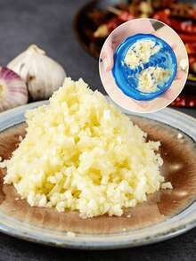 1pc Cartoon Pattern Manual Garlic Press, Portable Rotating Garlic Crusher, Handheld Garlic Grinder, Multi-Functional Kitchen Tool, Can Crush Garlic, Onion, Ginger, Easy To Clean Garlic Masher, Adds Fun To Life, Random Color And Style - Multicolor - View 4