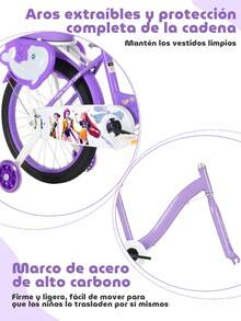 Kids Bikes - Violet Purple - View 3