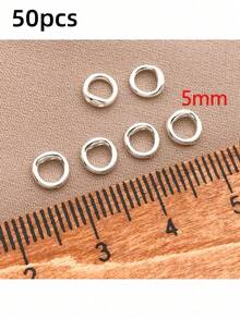 10//30/50pcs 18K Plated Closed Bead Cap Wire Buckle Brass Bead Cap Connector For DIY Women Beaded Jewellery Craft Making Accessories - Multicolor - View 28