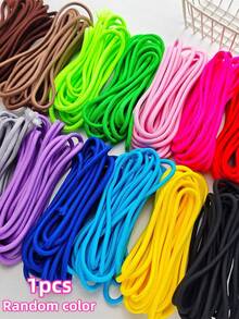 Colorful Paracord 5mm Thick Mixed Color Outdoor Rope Suitable For Handmade Large Hole Letter Bead Bracelets, Hanging Cords, Dog Collars - Colored Nylon Rope - View 9