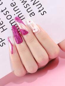 coscelia Acrylic Powder Nail Art Set, Pink Transparent White Acrylic Powder, Beginner DIY Acrylic Nail Extension Full Set, Beginner DIY Salon - Multicolor - View 5