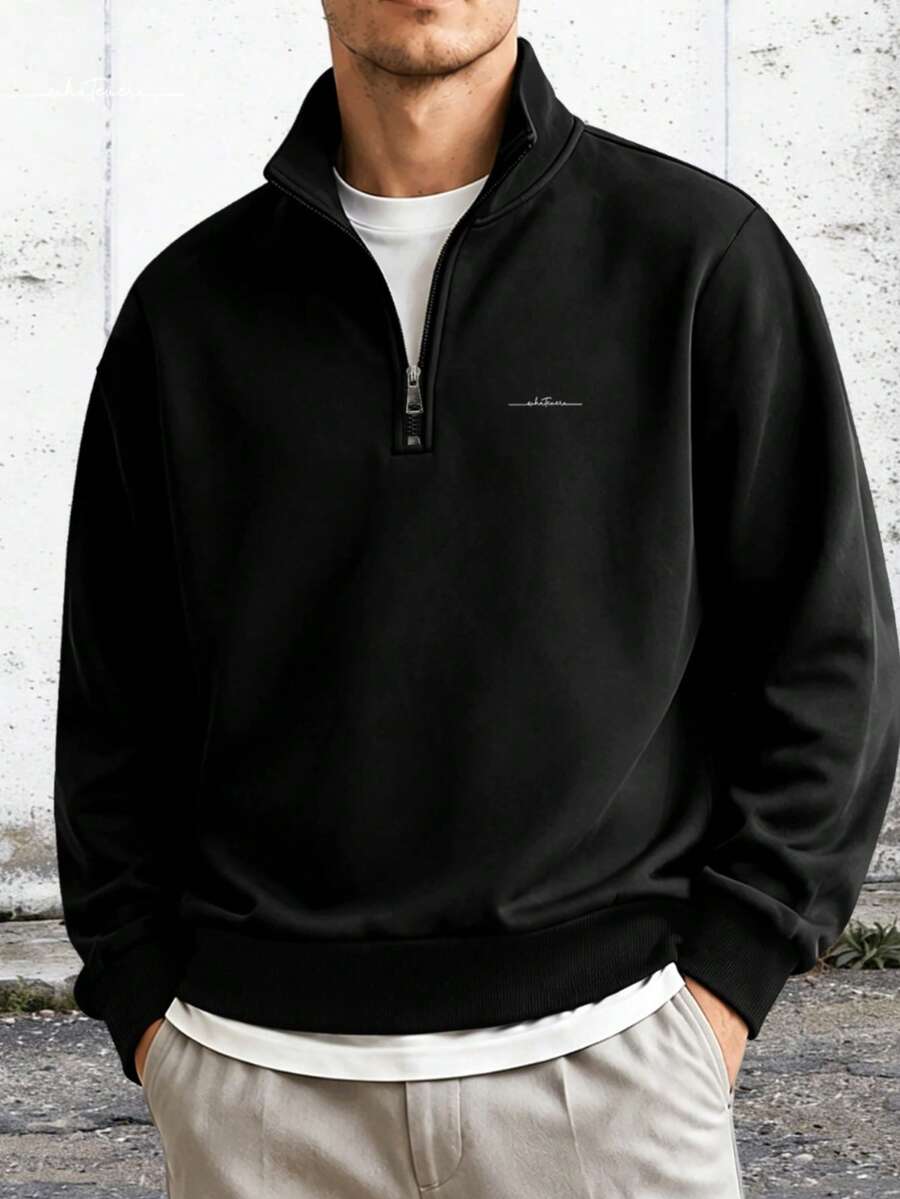 Impala Men Zip-Up Sweatshirts - Black - View 1