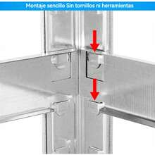 Bastidores de almacenamiento integrados en el garaje - ESTANTERÍA-NAVE-5P-001 - Ver 10