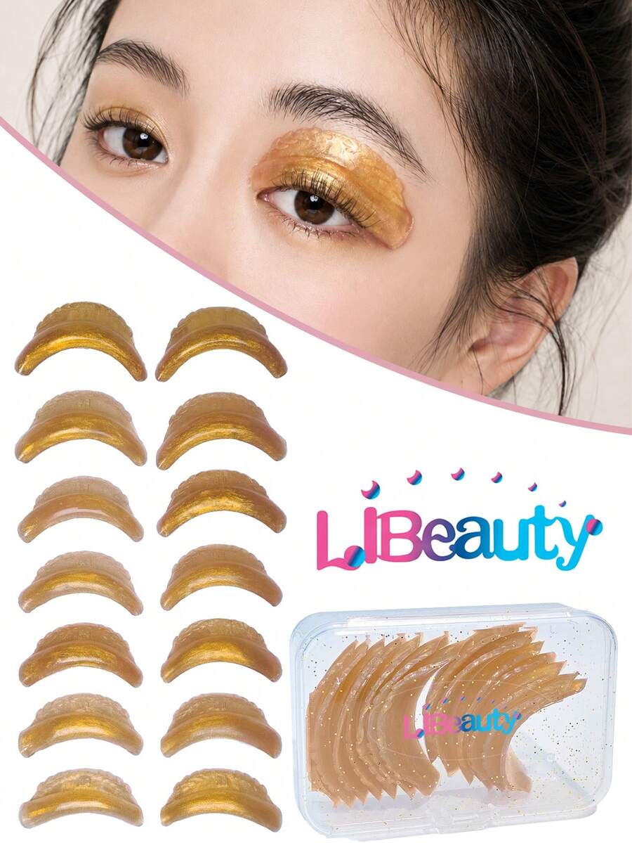 Libeauty 7 Pairs Of Eyelash Lifting Pads, Eyelash Keratin Shield, Can Be Operated With Eyes Open, Suitable For DIY, Suitable For Various Lengths Of Eyelashes - Multicolor - View 1