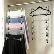 24pcs Flocked Non-Slip Hangers Thickened Felt Heavy Duty Coat & Suit Hangers Durable Closet Storage Organizer Home Essentials - Multicolor - View 2