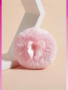 Borla y esponja de maquillaje, adecuada para uso diario de maquillaje - Rosa - Ver 1