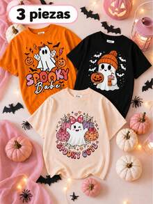 Young Girls T-Shirts - Burnt Orange - View 1