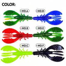 PRO BEROS PROBEROS 15PCS Fishing Lures Crayfish Shrimp 8.9cm/8g Soft Baits Artifical Bait Bass Perch Fishing Baits - Multicolor - View 2