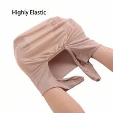 1pc Tie Back Mesh Net Inner Under Cap Modal Soft Stretch Jersey Cap Undercap For Dres - Solid Color - View 6