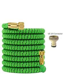 2pcs Expandable Garden Hose With Pure Copper Connectors, Portable Expandable Water Hose, 25FT-150FT, Suitable For Balcony, Lawn, Car Washing - A - View 16