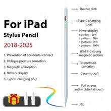 Compatible With Apple Pencil, Stylus Pen With LED Power Indicator, Anti-Mistouch Function, Suitable For 2026,2025,2024,2023,2022, 2021, 2020, 2019, 2018 , Great Birthday Or Holiday Gift For Mother, Family, Friends, And A Nice Pen Accessory Choice - Multicolor - View 14