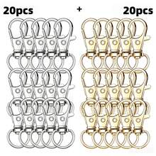 32mm Rotating Lobster Clasp Metal Key Ring Hook Clip, Suitable For Key Ring Making, DIY Crafts, Pet Collars - Lobster Claw Keychain - View 23
