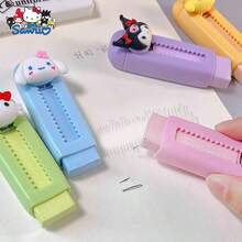 SANRIO Set 1/3/5 buah Penghapus Tarik-Dorong Karakter 3D Lucu, Warna Macaron Segar, Desain Batang Dorong yang Dapat Ditarik, Menghapus Bersih dengan Sedikit Serpihan, Ringkas dan Portabel, Cocok untuk Siswa Menulis dan Mengoreksi, Alat Tulis yang Sangat Menarik dan Menggemaskan - MultiWarna - View 8