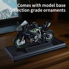 1:18 Scale Mini Die-Cast Motorcycle Model Toy, Functional Shock Absorber Design, Desktop Accessory Ornament, Ideal Gift For Children And Collectors On Halloween And Christmas - Multicolor - View 6