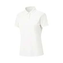 LI‑NING Fitness 系列女款反光冰感吸濕排汗短袖 Polo 衫 APLW146 - 白色 - 查看 2
