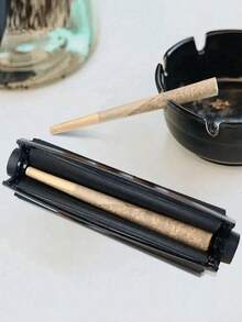 1pc 110mm Manual Cigarette Roller, Suitable For DIY Handmade Cigarettes, Multiple Colors Available, Portable Fast Cigarette Roller, Conical Design, Plastic Material, Suitable For Bulk Tobacco Shaping - Multiple Styles - View 4