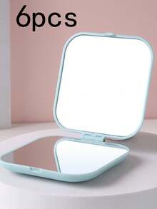 1/2/6/12 Pieces Magnifying Travel Mirror, Compact And Foldable, Pocket-Sized Handheld And Lightweight Design Suitable For Wallets, Ideal For Precision Makeup And Tweezers - Perfect For Handbags And Daily Use - Multicolor - View 21