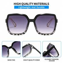 1 Pair New Cross-Border Women's Bohemian Style Full Frame Square ...