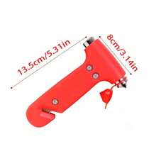2-In-1 Emergency Escape Hammer And Cutter, Suitable For Car Window Escape, Fire, And Rescue (Random Style Delivery) - Hammer - View 8