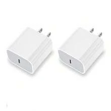 1-3入 20W 快充 USB C 壁式充電器，耐用 Type-C 轉接頭，適用於 iPhone - 美規A型插(110-127V) - 查看 11