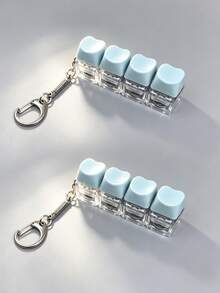 1 buah Gantungan Kunci Keyboard Penghilang Stres - Mainan Ujung Jari Berwarna-warni yang Efektif Meredakan Stres dengan Warna Macaron yang Cerah. Penampilan, Warna, dan Desainnya Sangat Menarik, Menjadikannya Pilihan Sempurna untuk Suvenir Pesta, Hadiah, dan Kado untuk Teman, Squishy Virales - MultiWarna - View 3