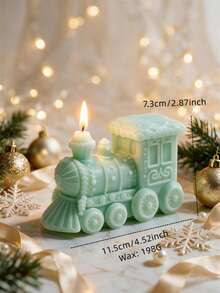 Christmas Gingerbread Train Silicone Mold Christmas Fireplace Shape Candle Mold For Soy Wax Christmas Ornament Effortless Holiday Charm - Multiple Styles - View 6